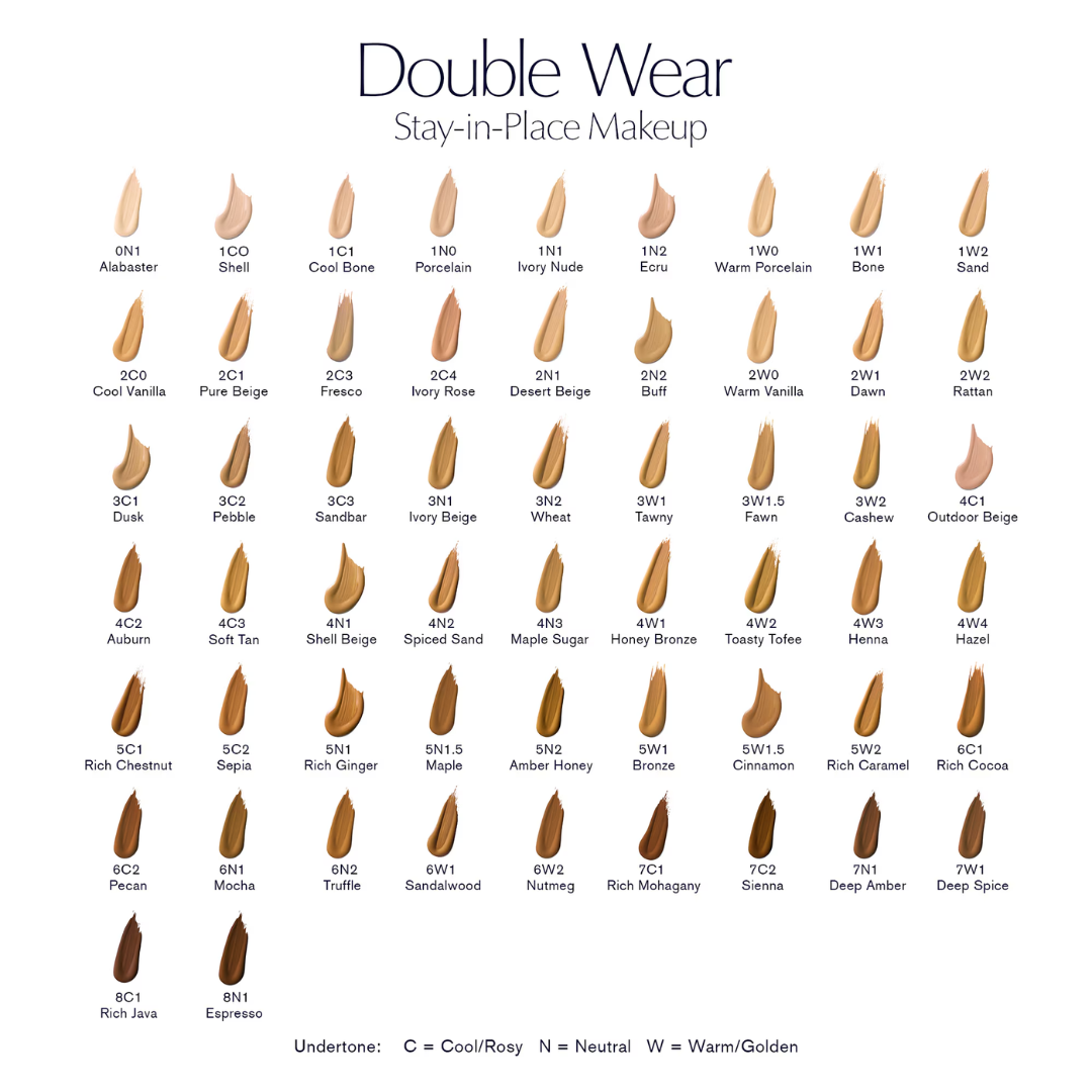 Estee Lauder Double Wear – Stay-in-Place Foundation SPF 10 1N0